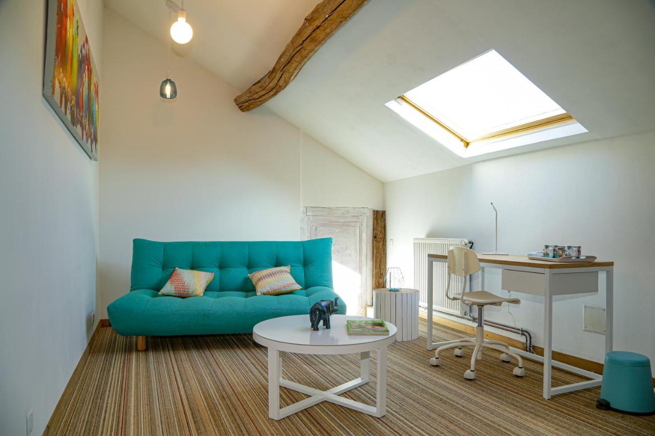 Bed and Breakfast Domaine Du Bourg Salon Esterno foto