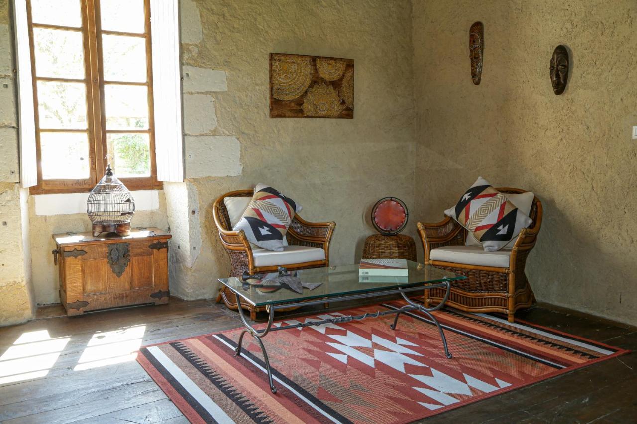 Bed and Breakfast Domaine Du Bourg Salon Esterno foto